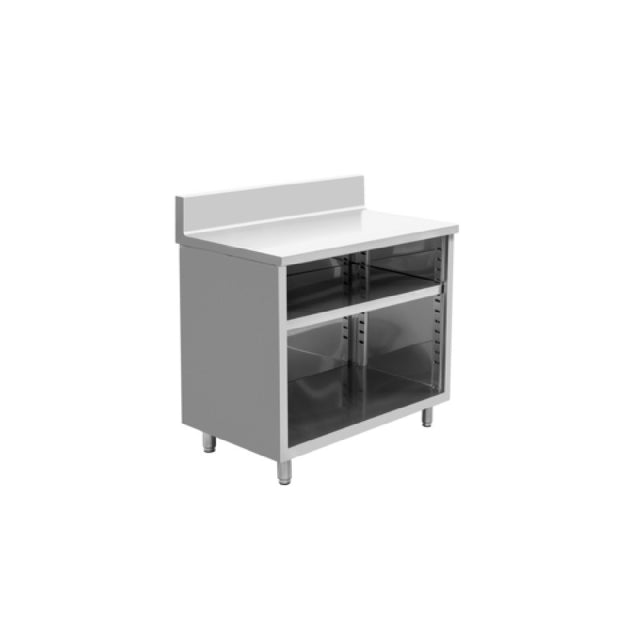 Hubert 32L-047 - Kratos® Enclosed Worktable, 36"W X 24"D X 42"H, 16 Ga