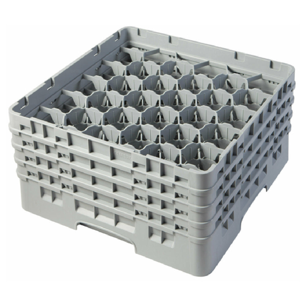 Cambro 30S800151 Camrack® Glass Rack With (4) Soft Gray Extenders Full Size