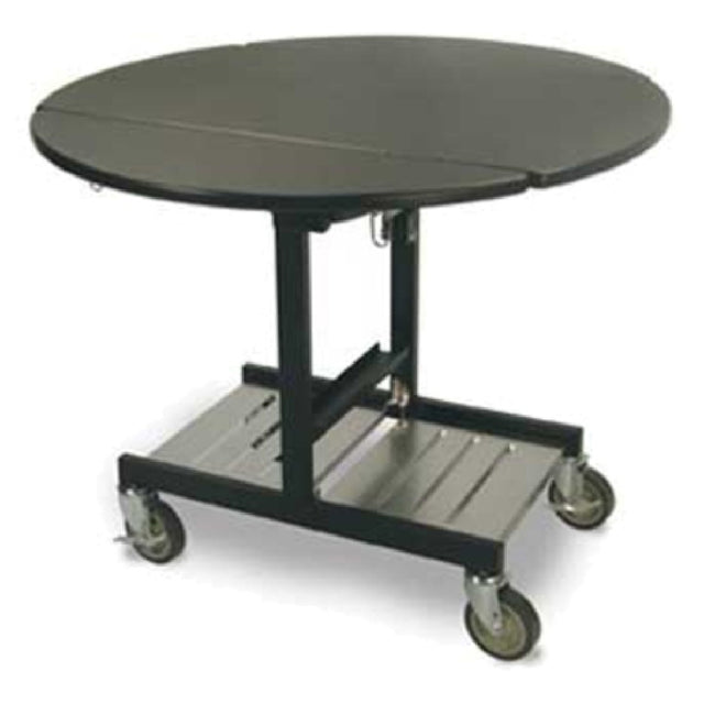 Lakeside 74405 Simplicity Series Room Service Table Oval Tri-fold