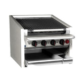 Magikitchn SE14S-1FD_208/60/3 Coal Charbroiler Countertop Gas
