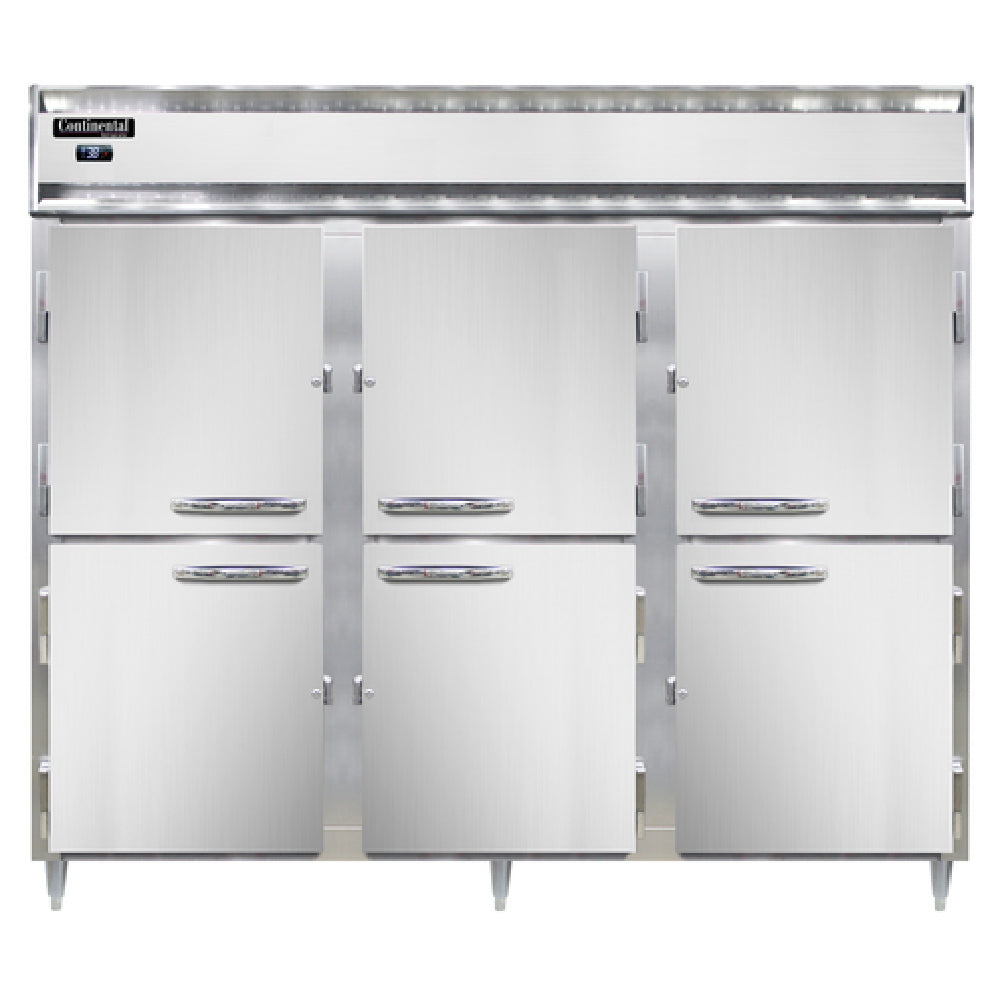 Continental Refrigerator D3RENHD Designer Line Wide Refrigerator Reach-in 85-1/5"W