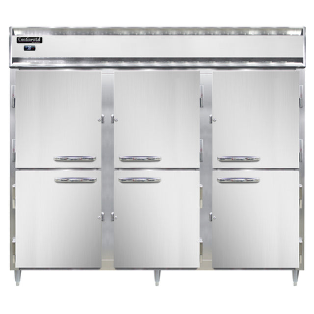 Continental Refrigerator D3RENHD Designer Line Wide Refrigerator Reach-in 85-1/5"W