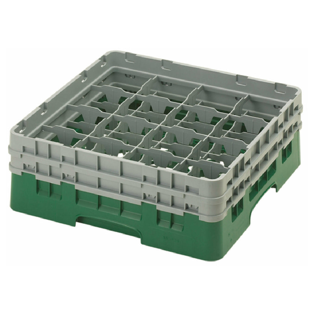 Cambro 16S434119 Camrack® Glass Rack With (2) Soft Gray Extenders Full Size