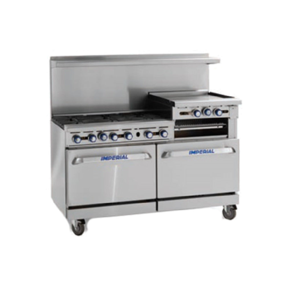 Imperial IR-6-G24_LP (QUICK SHIP) Pro Series Restaurant Range Gas 60"W