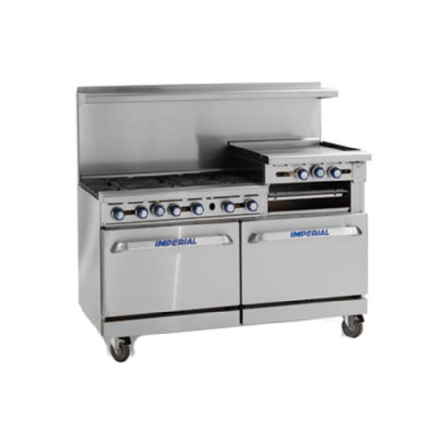 Imperial IR-6-G24_LP (QUICK SHIP) Pro Series Restaurant Range Gas 60"W