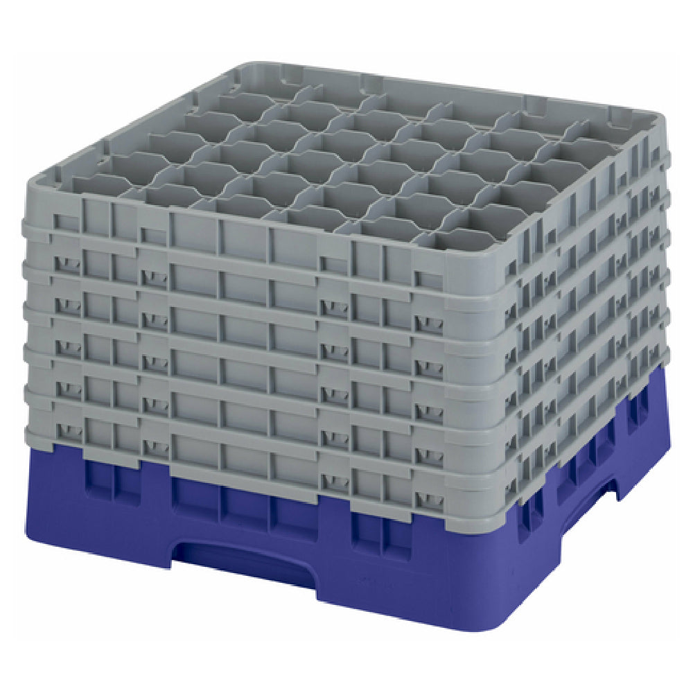 Cambro 36S1214186 Camrack® Glass Rack With (6) Soft Gray Extenders Full Size