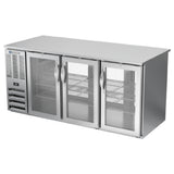 Beverage Air BB72HC-G-PT-S - Refrigerated Back Bar Pass-Thru Storage Cabinet, Three-section