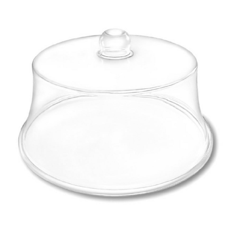 Steelite DFDRD136FK00 Sampling Dome Flat Top 13"dia. X 6"H Clear