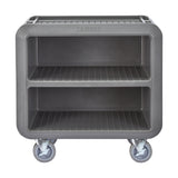 Cambro BC3304S615 Service Cart Enclosed Base (3) Sides (3) Shelves