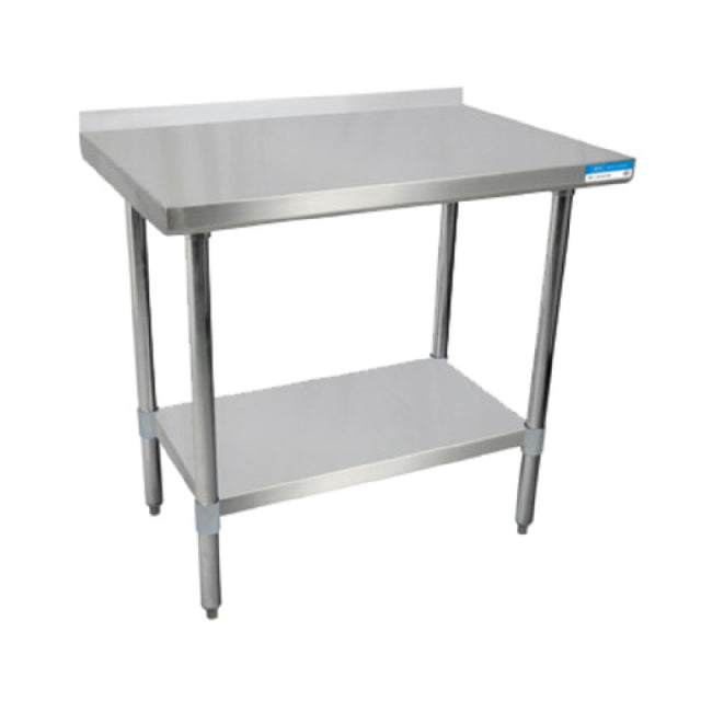 BK Resources SVTR-6030 Work Table 60"W X 30"D 18/430 Stainless Steel Top