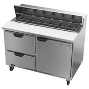 Beverage Air SPED48HC-12-2 Sandwich Top Refrigerated Counter Two-section 48"W