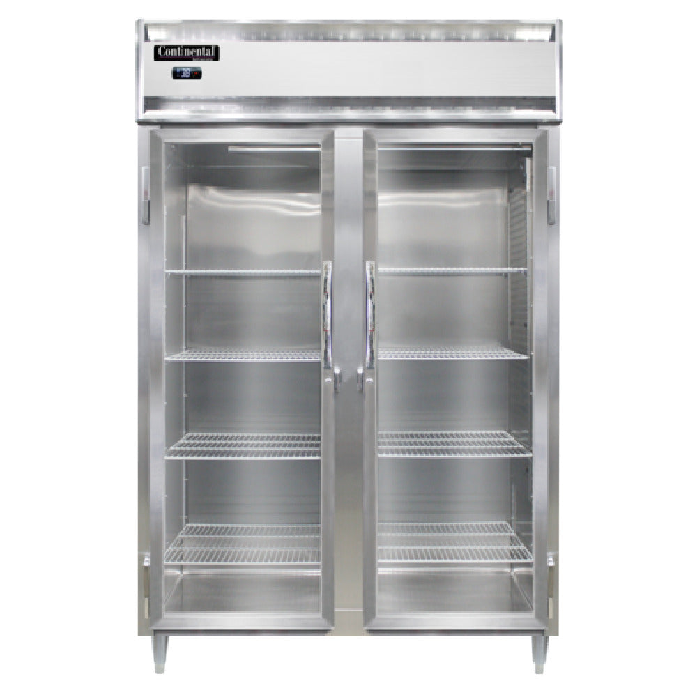 Continental Refrigerator DL2W-SS-PT-GD-SD Designer Line Heated Cabinet 50 Cubic Ft. Capacity