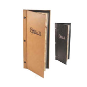 Menu Solutions CHI25D Menu Cover Holds 8-1/2" X 14" Nickel Screw-post
