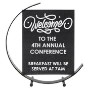 Hubert 80999 - Sign Holder, Holds 8-1/2" X 11"H Signs, 13" X 3-1/2" X 13"H Overall