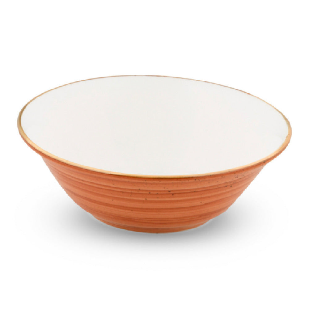 Bon Chef 2060002P-O Tavola Cereal/Salad Bowl 7" Dia.x 2.25"H Alumina Vitrified