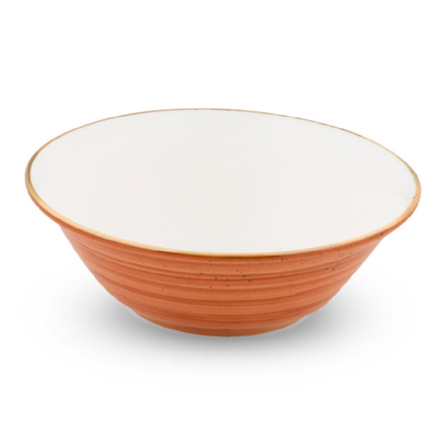 Bon Chef 2060002P-O Tavola Cereal/Salad Bowl 7" Dia.x 2.25"H Alumina Vitrified