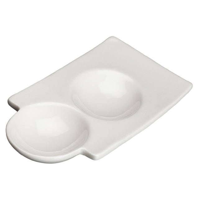 Winco WDP017-106 Duo Dish 2 Oz. OA 6"L