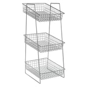 Hubert 63715 - Basket Display Stand, 3-tier, 10-1/4" X 13" X 27"H