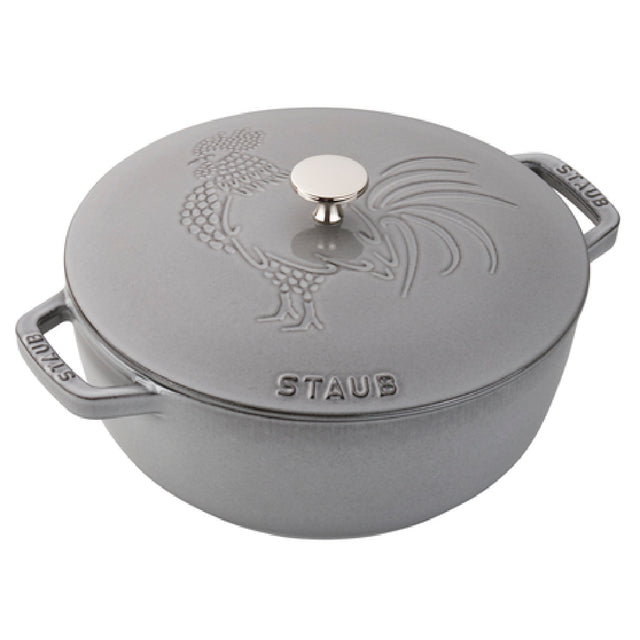 Zwilling 11752418 Staub® Essential French Oven Rooster Cocotte 3.75 Qt. 12-3/10" X 9-4/5" X 5-4/5"