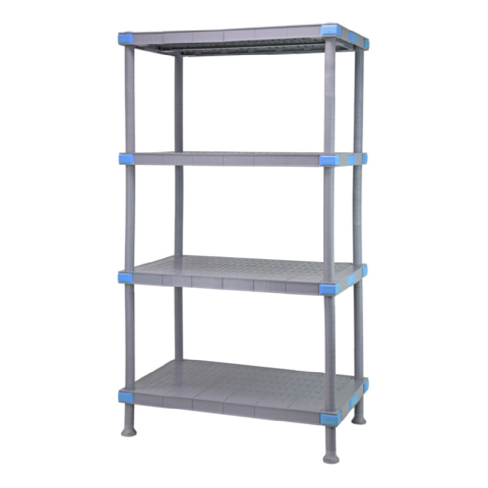 Quantum QP187250SS-4 Millenia Shelving Unit 72"W X 18"D X 50"H 2000 Lbs. Load Capacity