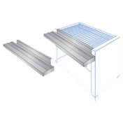 EmberGlo 31-WORKSHELF-DROP-TROUGH-4822-09 Work Shelf Drop Style With 3-1/2" Trough