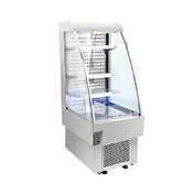 Omcan 40438 (RS-CN-0230) Refrigerated Open Merchandiser 23-2/3"W 8.12 Cu.ft. Interior Capacity