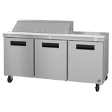 Hoshizaki SR72B-12 - Steelheart Series Sandwich Top Refrigerator, Reach-in, Three-section