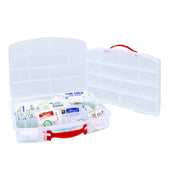 Quantum QB900CS - Compartment Storage Box, 10-1/4"L X 13"W X 2-3/8"H, Comes With Fixed Dividers (Priced Per Each) Must Be Purchased In Multiples Of 12
