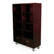 Forbes Industries 5795 Back Bar 48"W X 18"D X 72"H Wood Veneer Cabinet