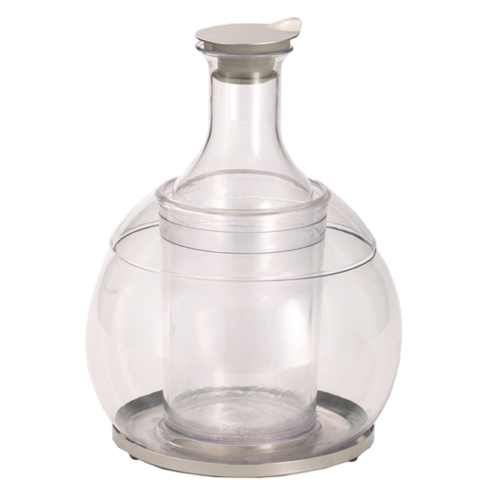 GET Enterprises ESC012E001 Frilich® Carafine Beverage Tub Set 8-7/10" Dia. X 11-3/5"H 4-1/10" Dia. Opening