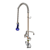 T&S Brass B-0113-A06-08 EasyInstall Pre-Rinse Unit Deck Mount Mixing Faucet EasyInstall Add-on Faucet