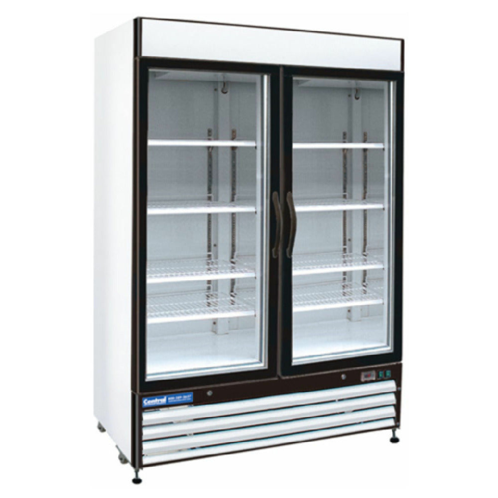 Hubert 69K-118 - Kratos® Freezer, 54"W X 32"D X 79"H, 2 Swing Glass Door