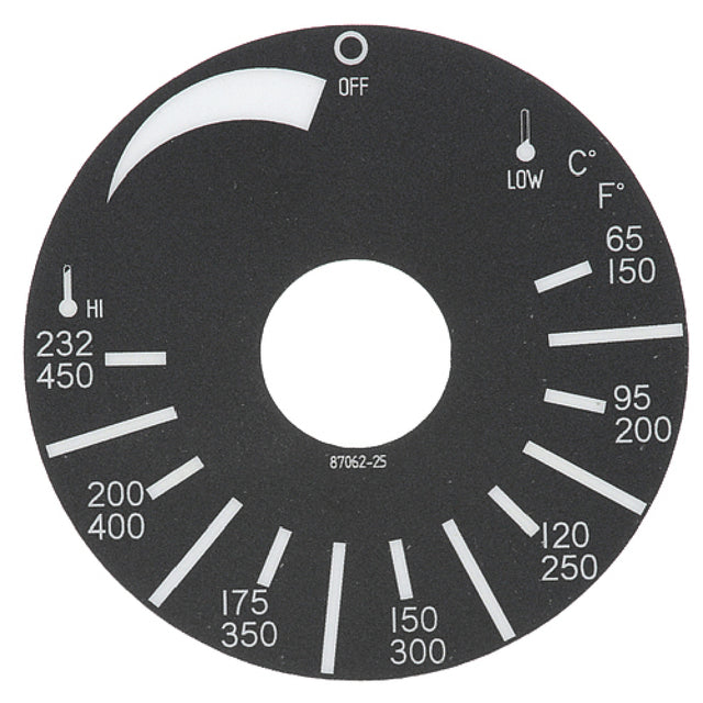 APW AS-8706225 Decal Dial Plate