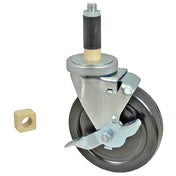AllPoints 8009640 Caster 5 " Black Wheel With Brake L (new Style)