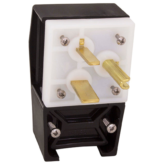 Hubbell 9368 50a 250v 1 Ph Angle Plug (nema 6 50p)