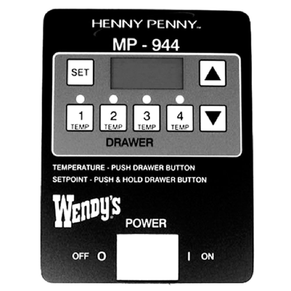 Henny Penny 51464 Hp Mp944 Decal For Contr Ol Pan