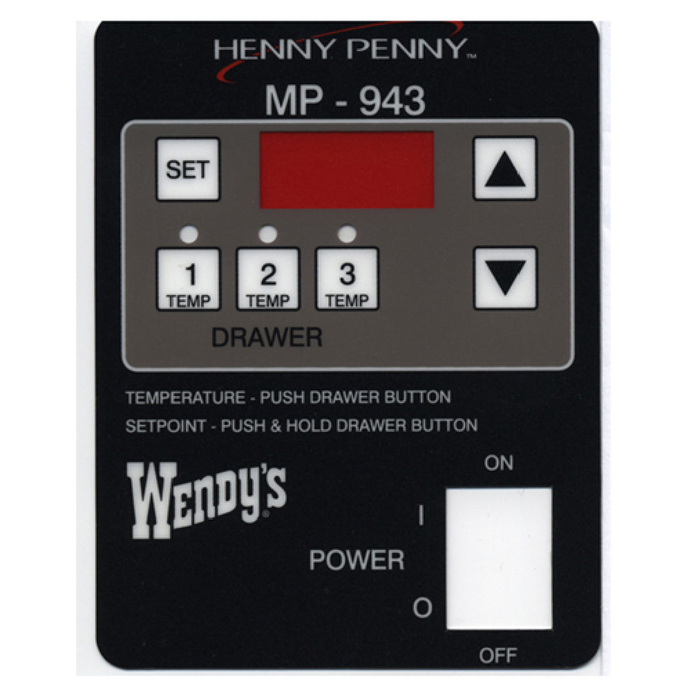 Henny Penny 51561 Decal Mp 943