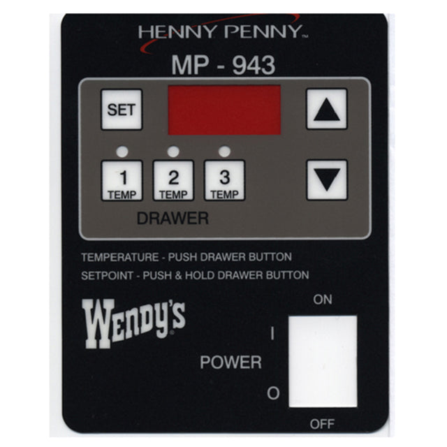 Henny Penny 51561 Decal Mp 943