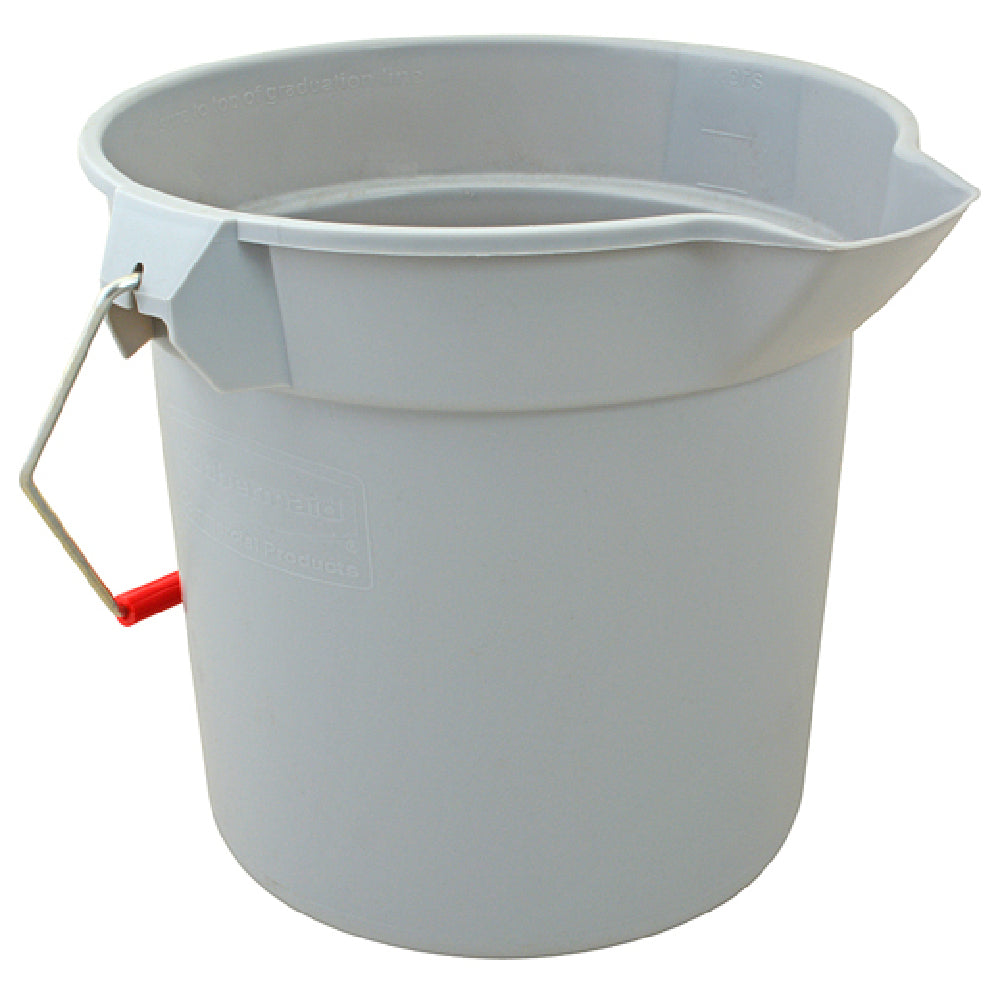 Rubbermaid RBMDFG253100BLA 2 Gallon Gray Sanitizer Bucket