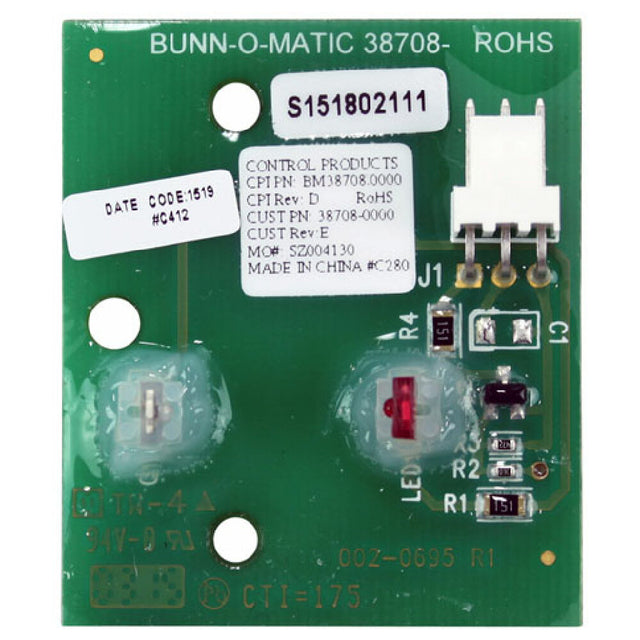 Bunn -38708-1000 Control Board Kit