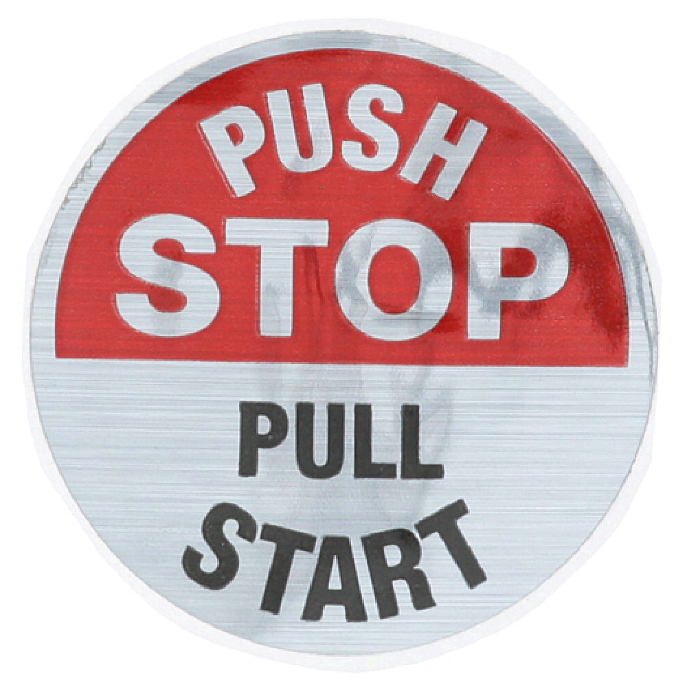 Hobart 00-291475 Label Start/stop