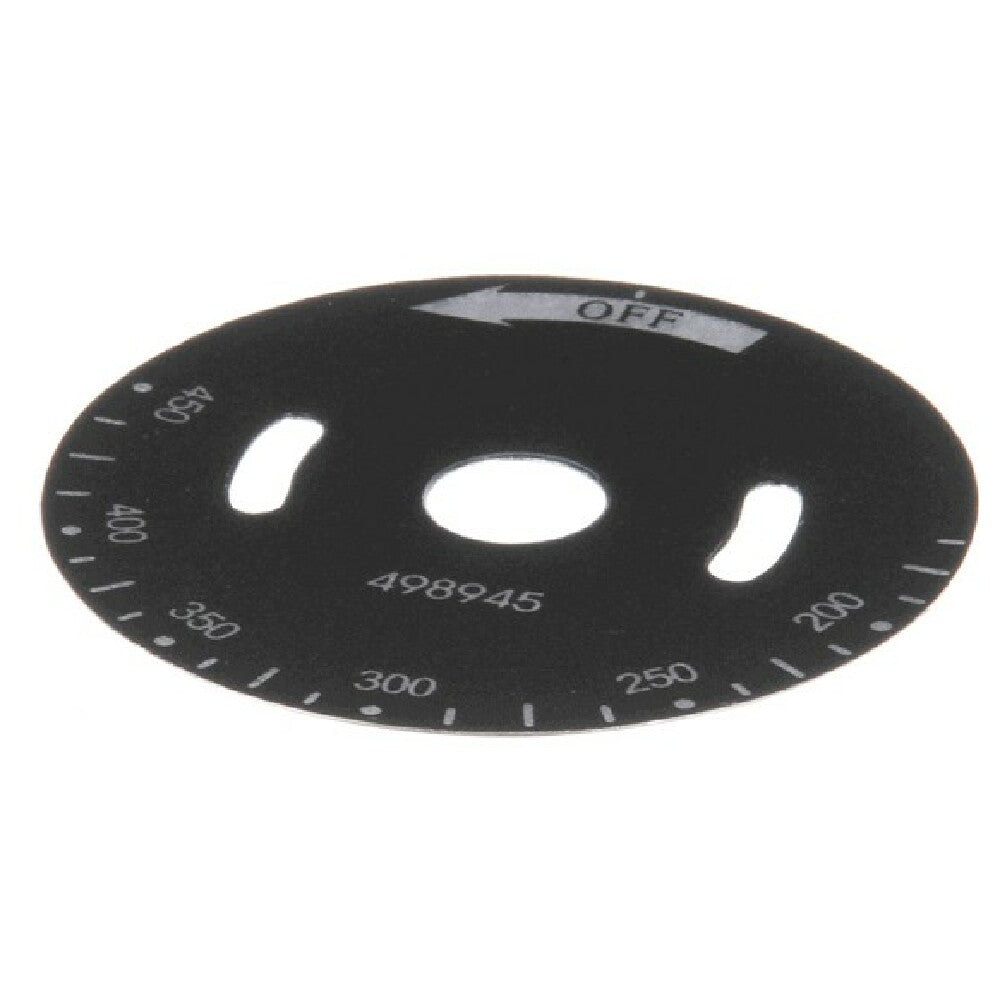 Vulcan Hart 00-498945 Dial Plate Temperature Vcrg