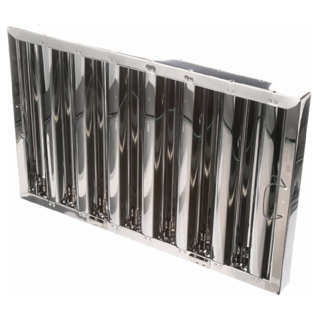 Private Label AXAA6S1625H Hood Filter Type6 S/s 16x25 W/ Btm Bracket