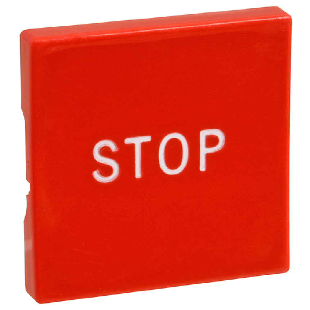 Oliver Products 57086116 Button Red/sq W/ Stop Marking
