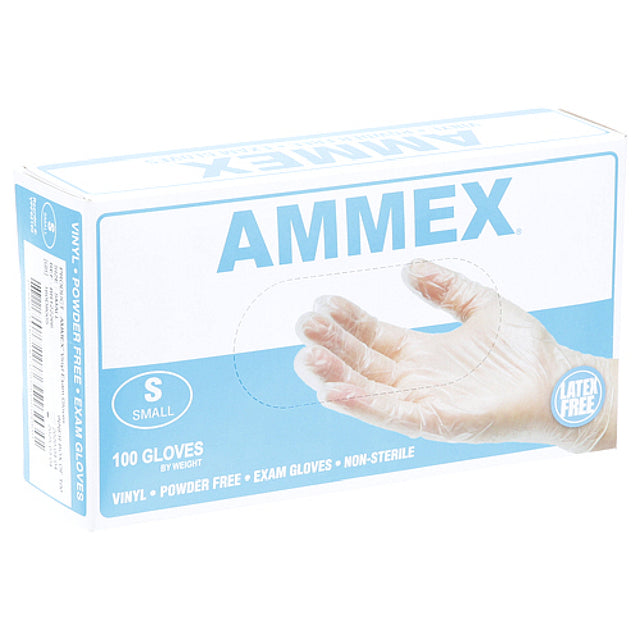 AllPoints 8014469 Glove Disp Vnl Pwdrfree Clr Bx/100 Size S