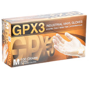 AllPoints 8014544 Gloves Gpx3 Vnl Bx/100 Pwdrfree Clr Size M