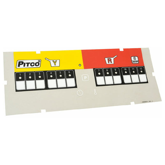 Pitco A6096501 Lbl Ovrly 2 Zn Blank