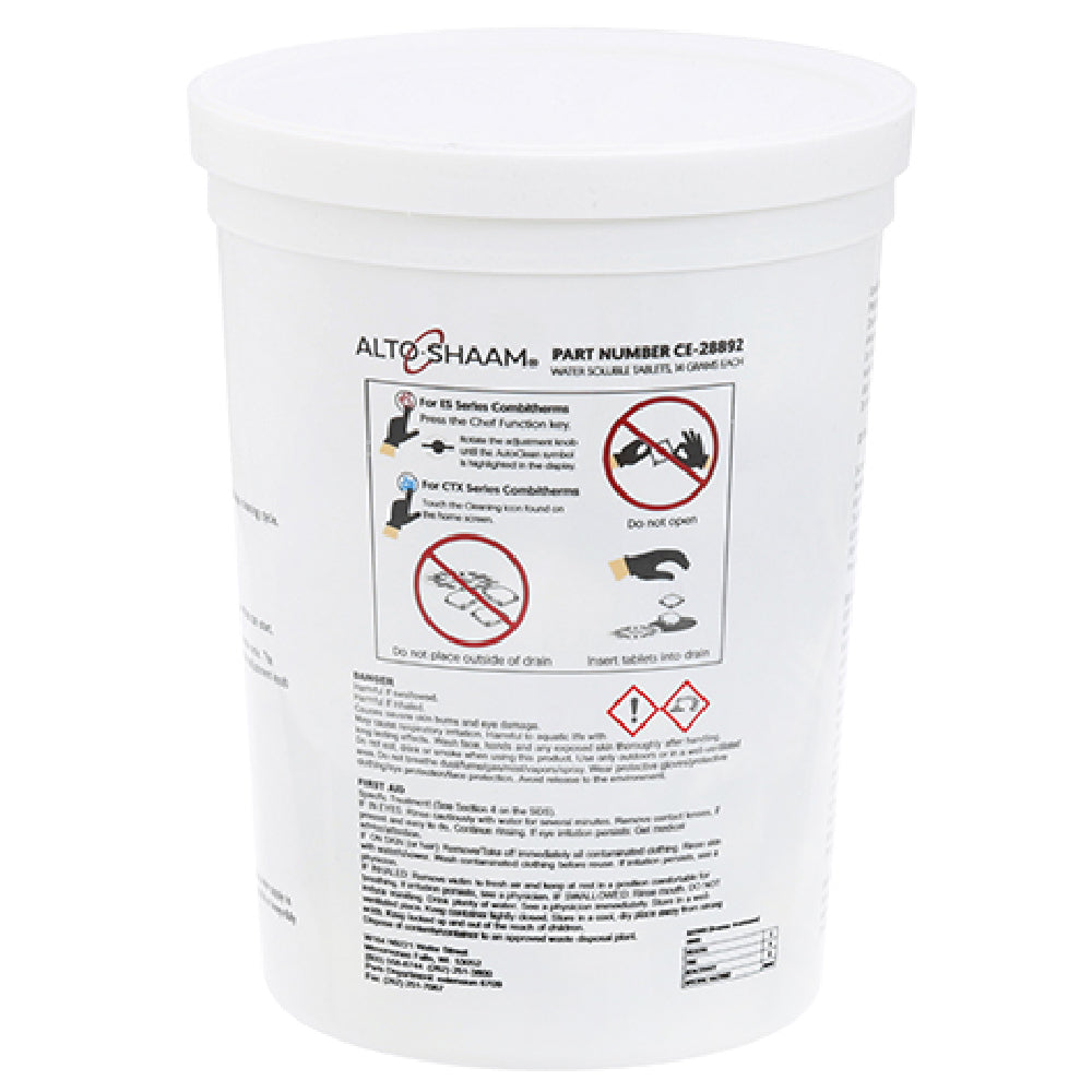 Alto-Shaam CE28892 Cleaner 90 Tablets/bucke T