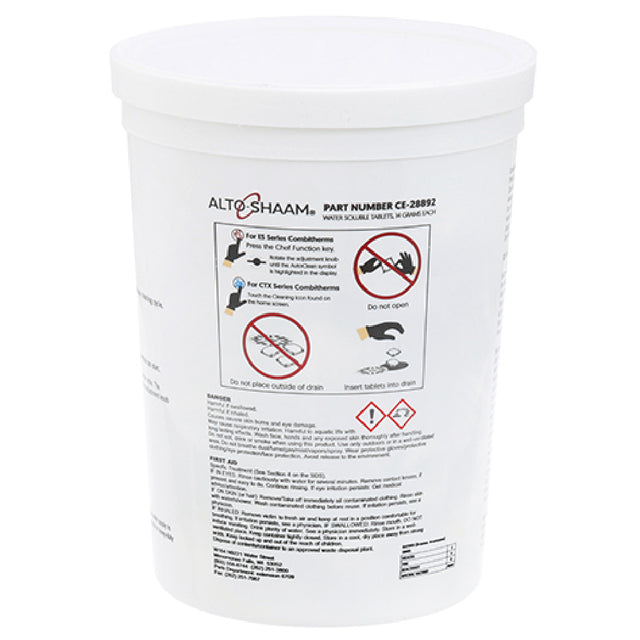 Alto-Shaam CE28892 Cleaner 90 Tablets/bucke T