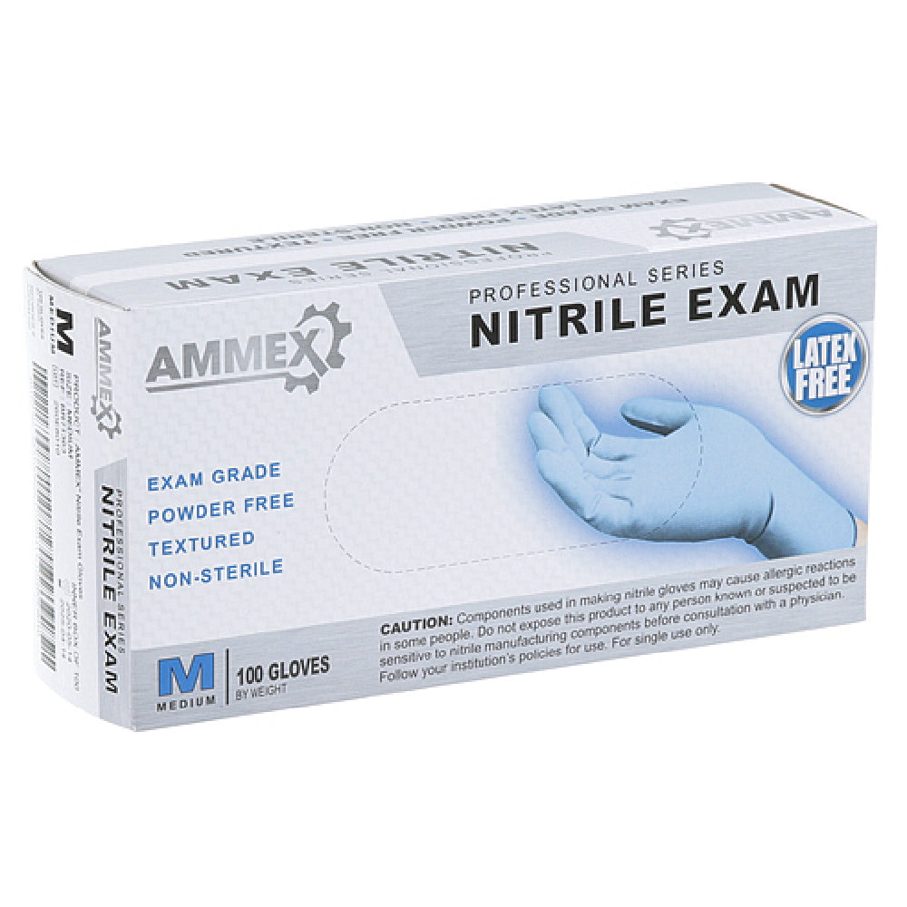 AllPoints 8015083 M Nitrile Pf Gloves 100/bx